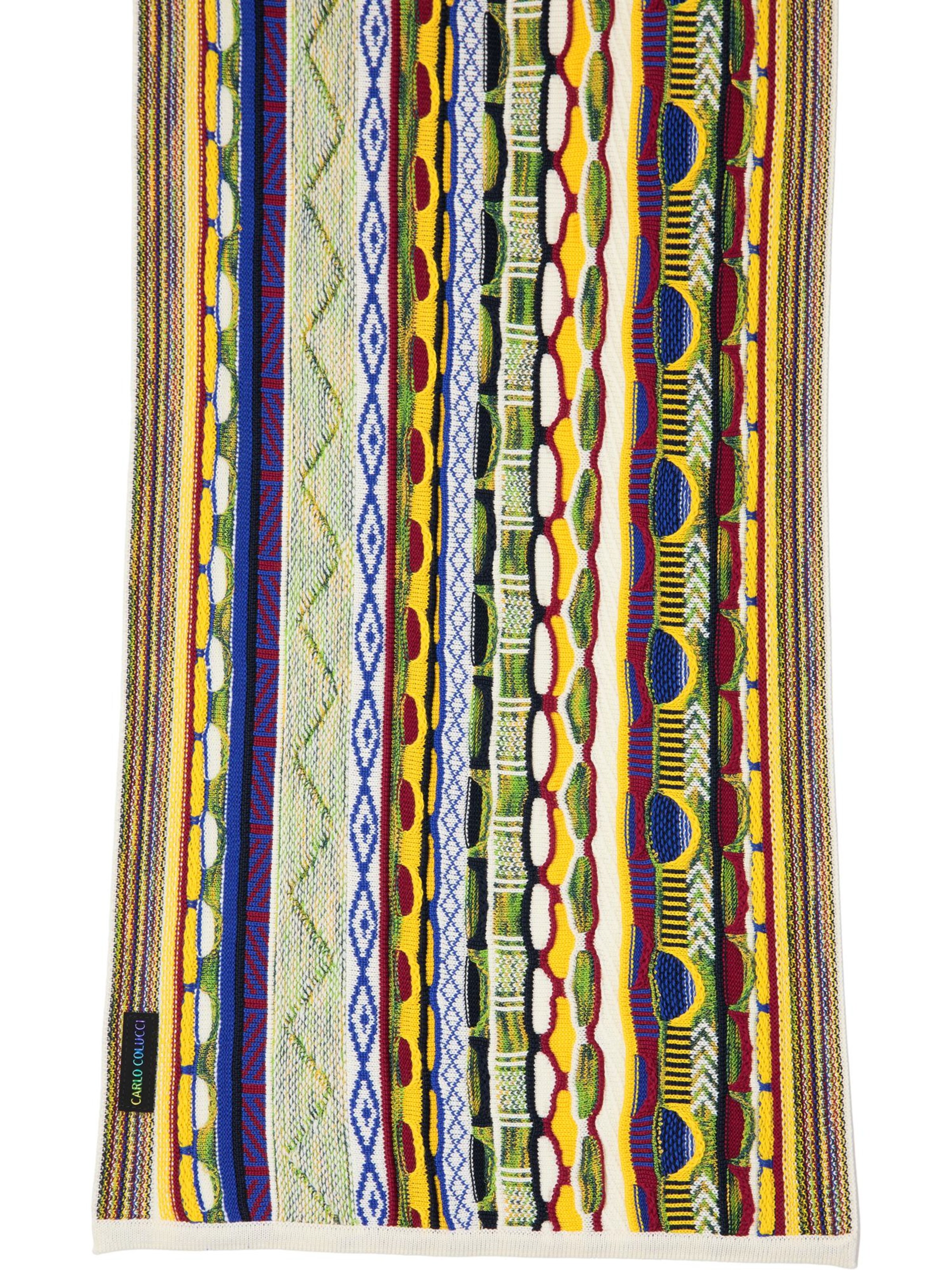 Écharpe 'Carsaniga' Carlo Colucci en mélange de couleurs