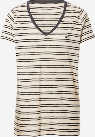 Lee T-Shirt in Beige: predná strana