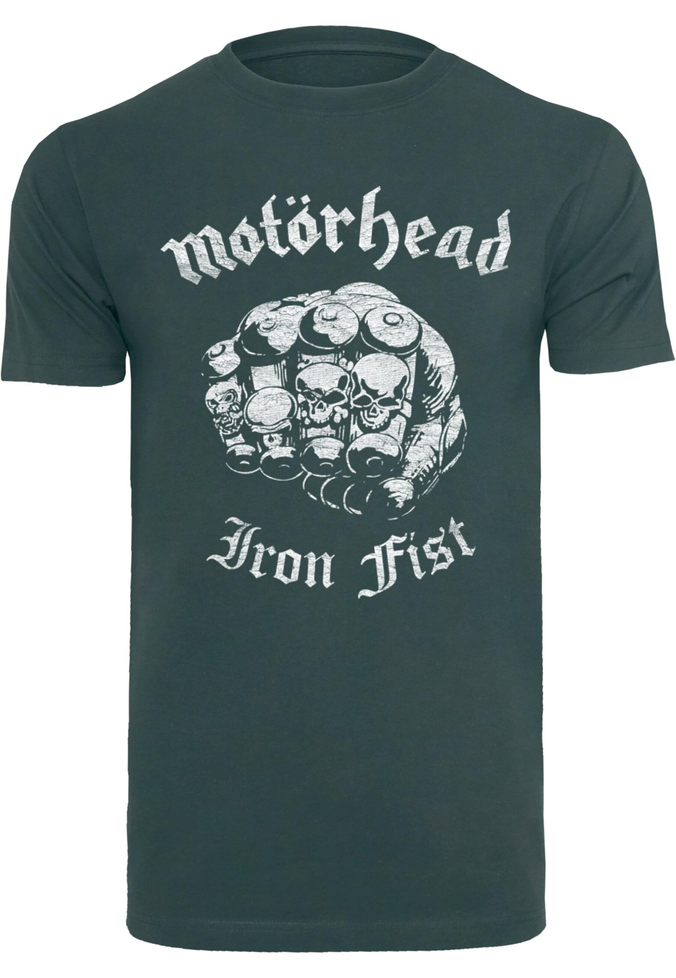 Merchcode Shirt 'Motorhead - Iron Fist' in Green: front
