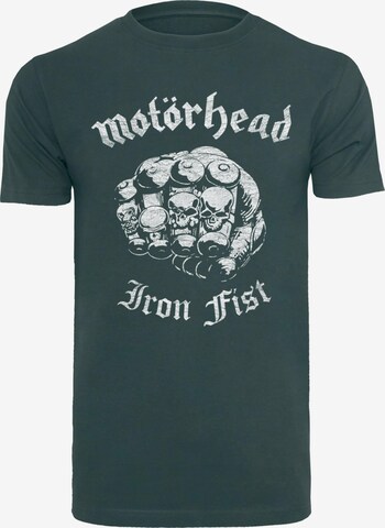 Merchcode Shirt 'Motorhead - Iron Fist' in Groen: voorkant