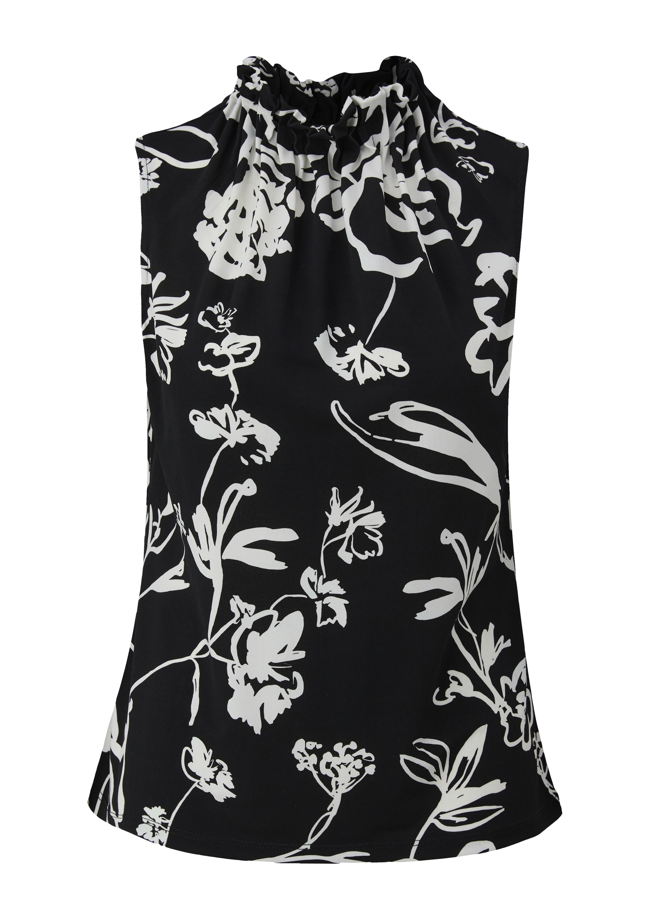 s.Oliver BLACK LABEL Bluse in Schwarz: Vorderseite