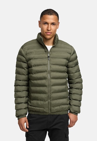 INDICODE JEANS Übergangsjacke 'Bjarne' in Grün