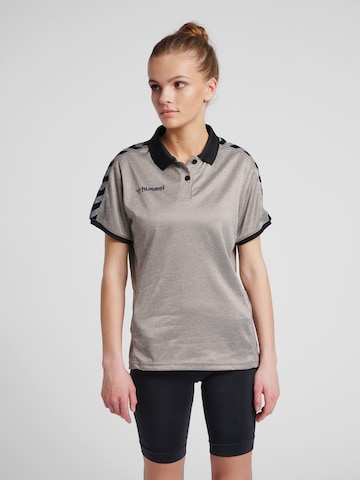 T-shirt fonctionnel Hummel en gris : devant