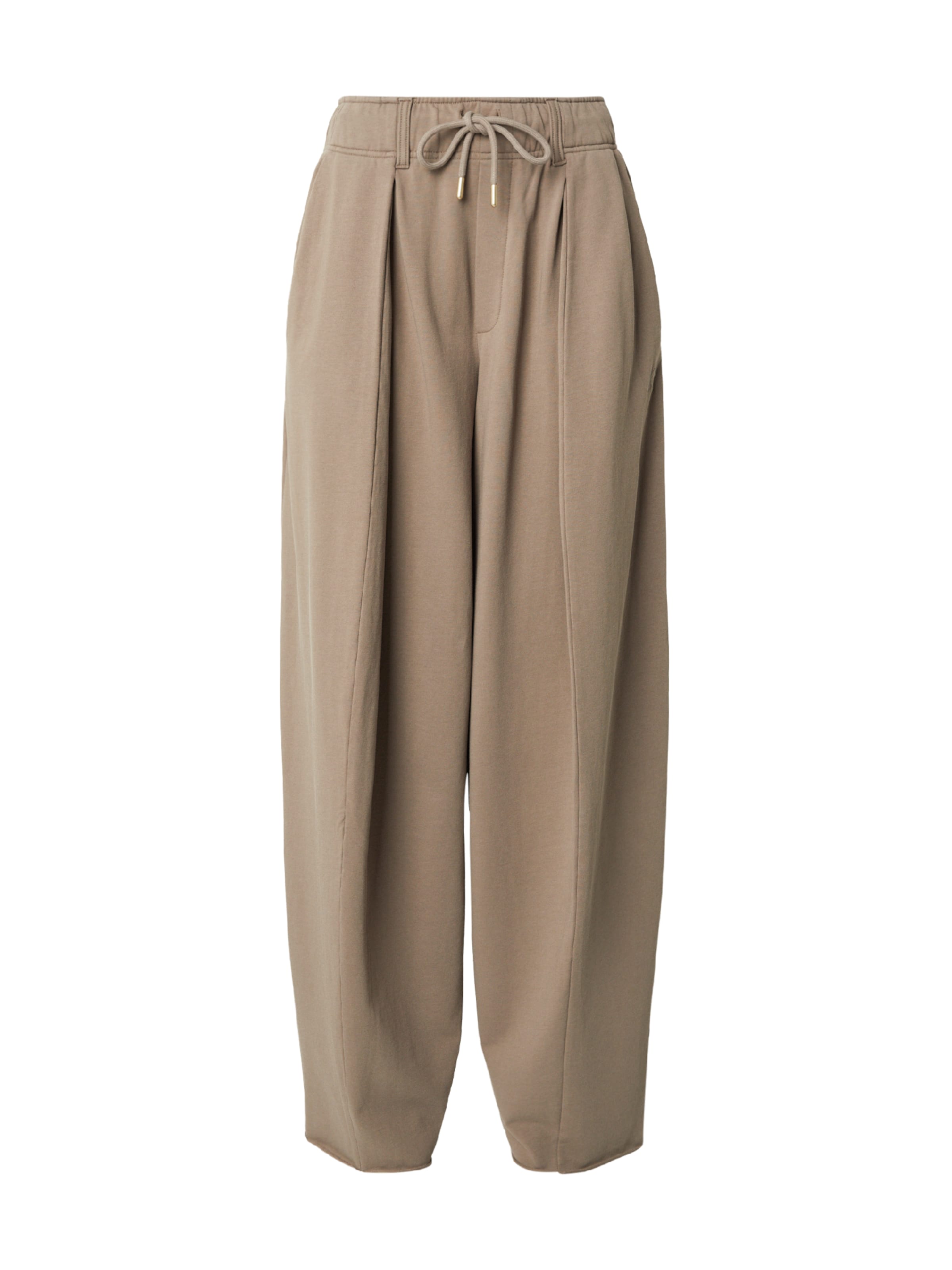 10Days Baggy Trousers with creases 'Bar Piece' in Grey: front