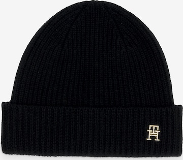 TOMMY HILFIGER Beanie in Black: front