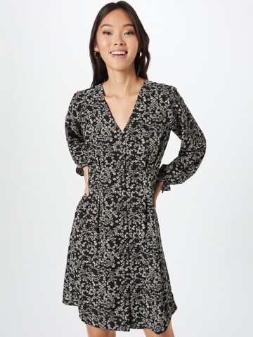 Robe 'Caitlin' ABOUT YOU en noir : devant