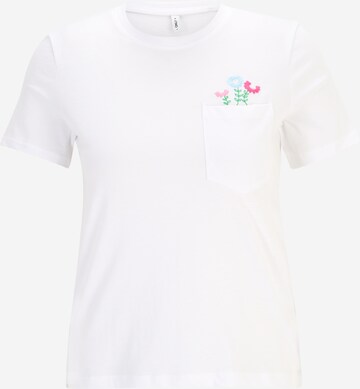 Only Petite - Camisa 'POLLY' em branco: frente