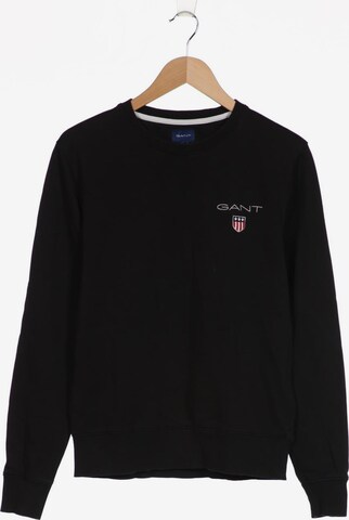 GANT Sweatshirt & Zip-Up Hoodie in M in Black: front
