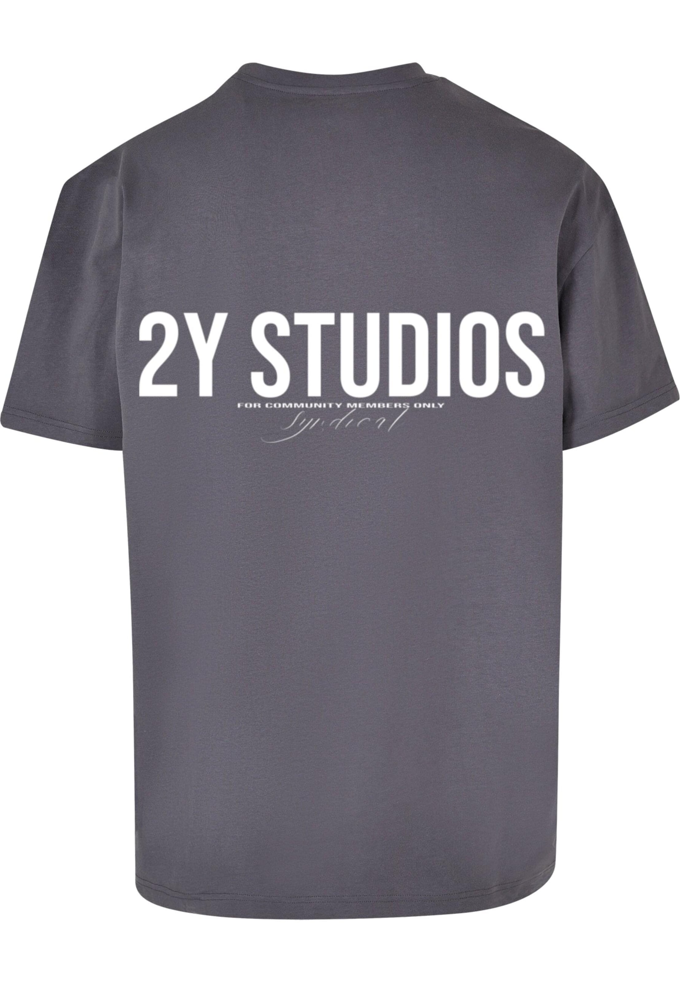 2Y Studios Shirt 'Syndicat' in Grau