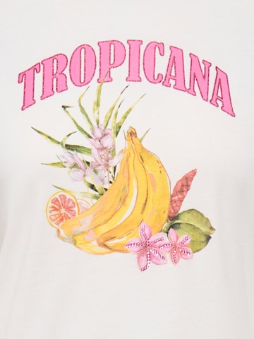 Tricou 'ONLKITA' de la ONLY pe alb