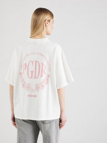 Pegador - Camiseta talla grande 'KIMI' en blanco: frente