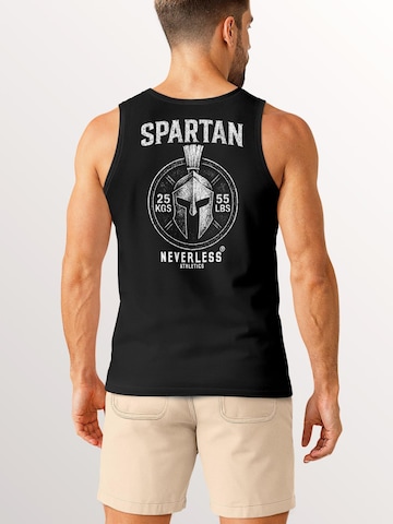 Neverless Shirt 'Barbell Sparta' in Black