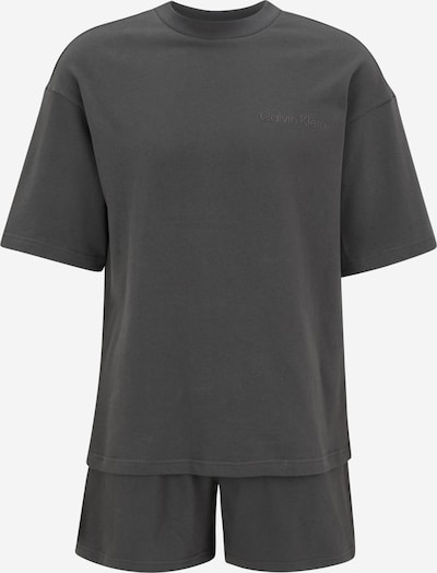 Calvin Klein Underwear Pyjama court en gris foncé, Vue avec produit