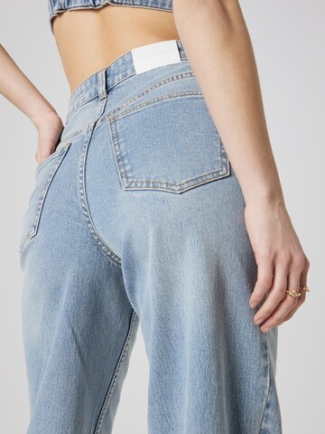 Wide leg Jeans 'Greta' de la Hoermanseder x About You pe albastru