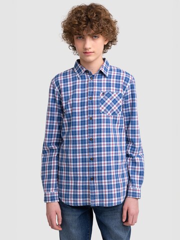 Coupe regular Chemise 'Dramm' BIG STAR en bleu : devant