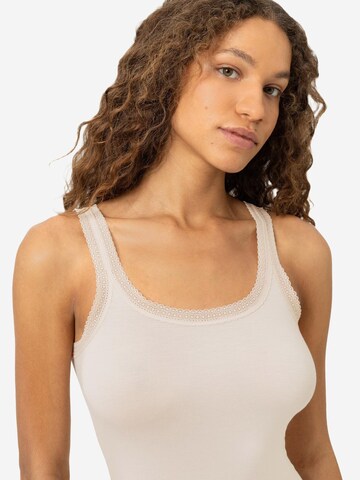 Mey Undershirt 'Modal Lace' in Brown