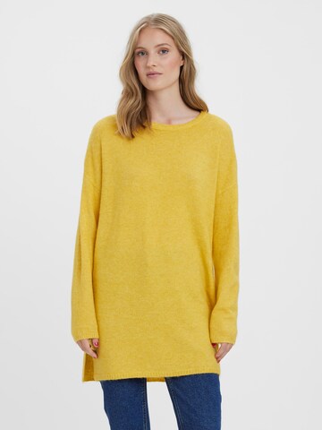 Pull-over 'Plaza' VERO MODA en jaune : devant