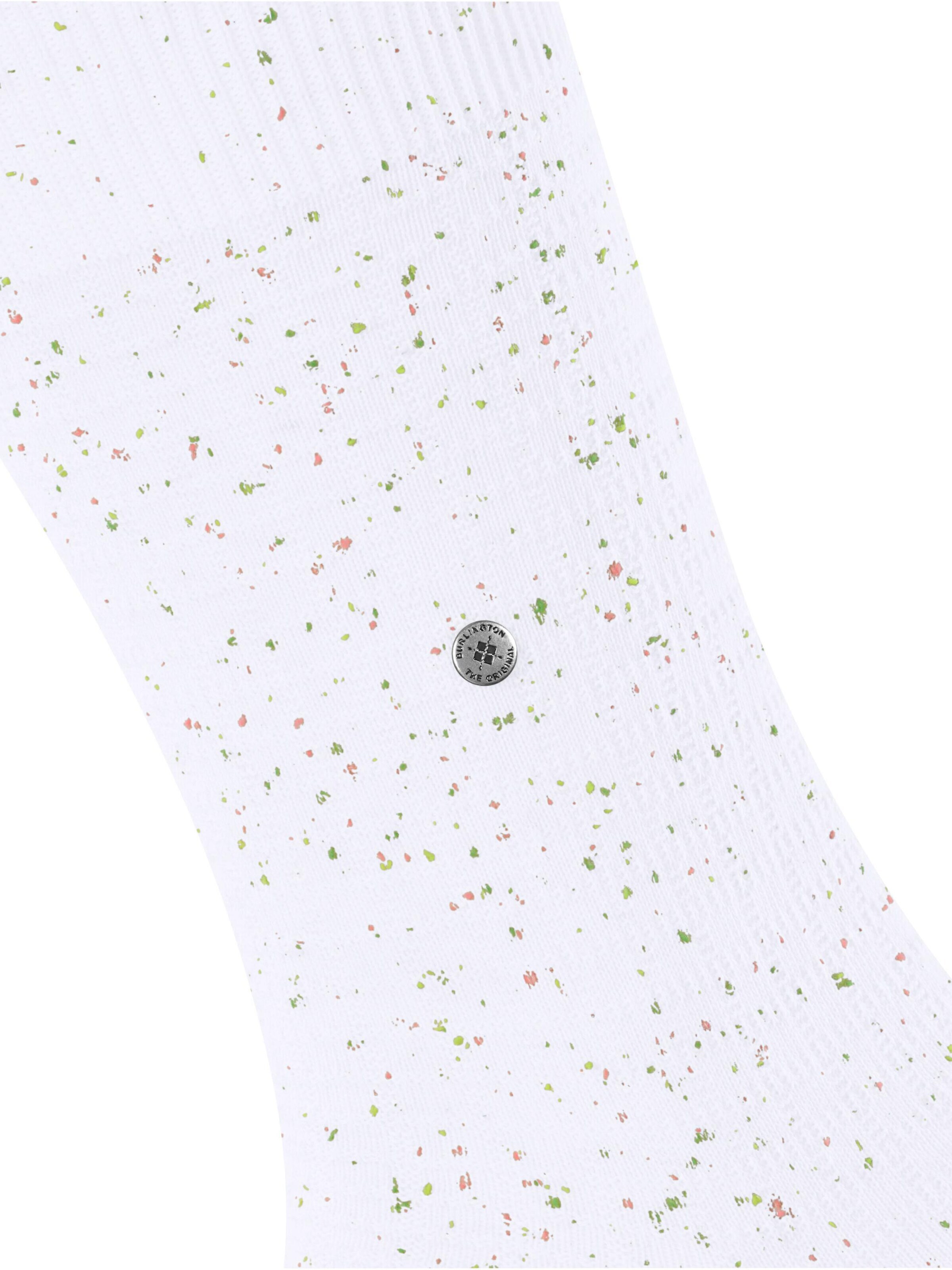 BURLINGTON Socks 'Pixel Pop' in White: front