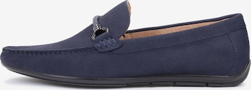 Kazar Moccasins in Blue: front