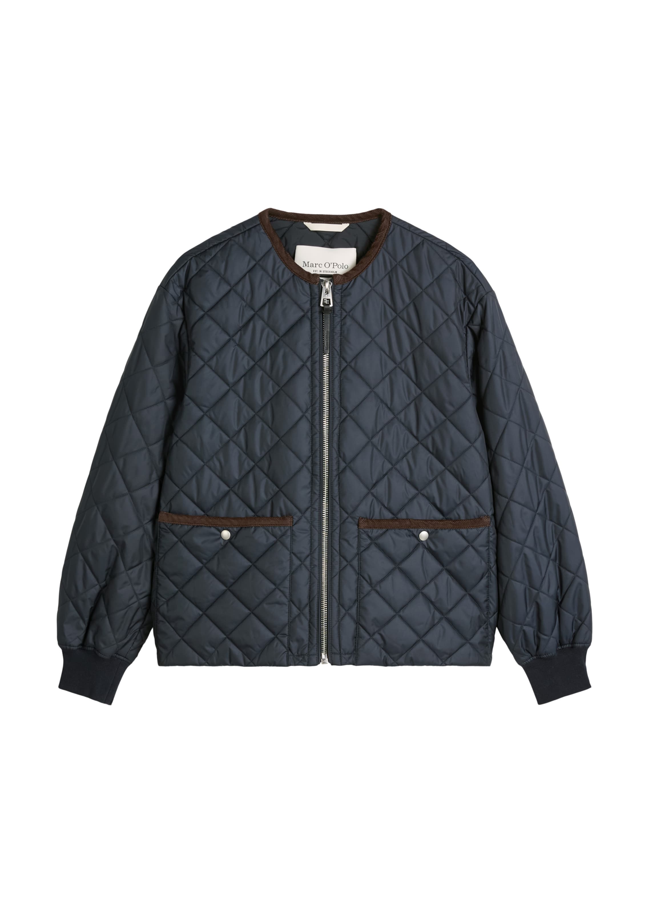 Marc O'Polo Tussenjas in de kleur Donkerblauw, Productweergave