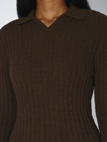 Dr. Denim Top 'Drdenimaiya Sweater' in Brown