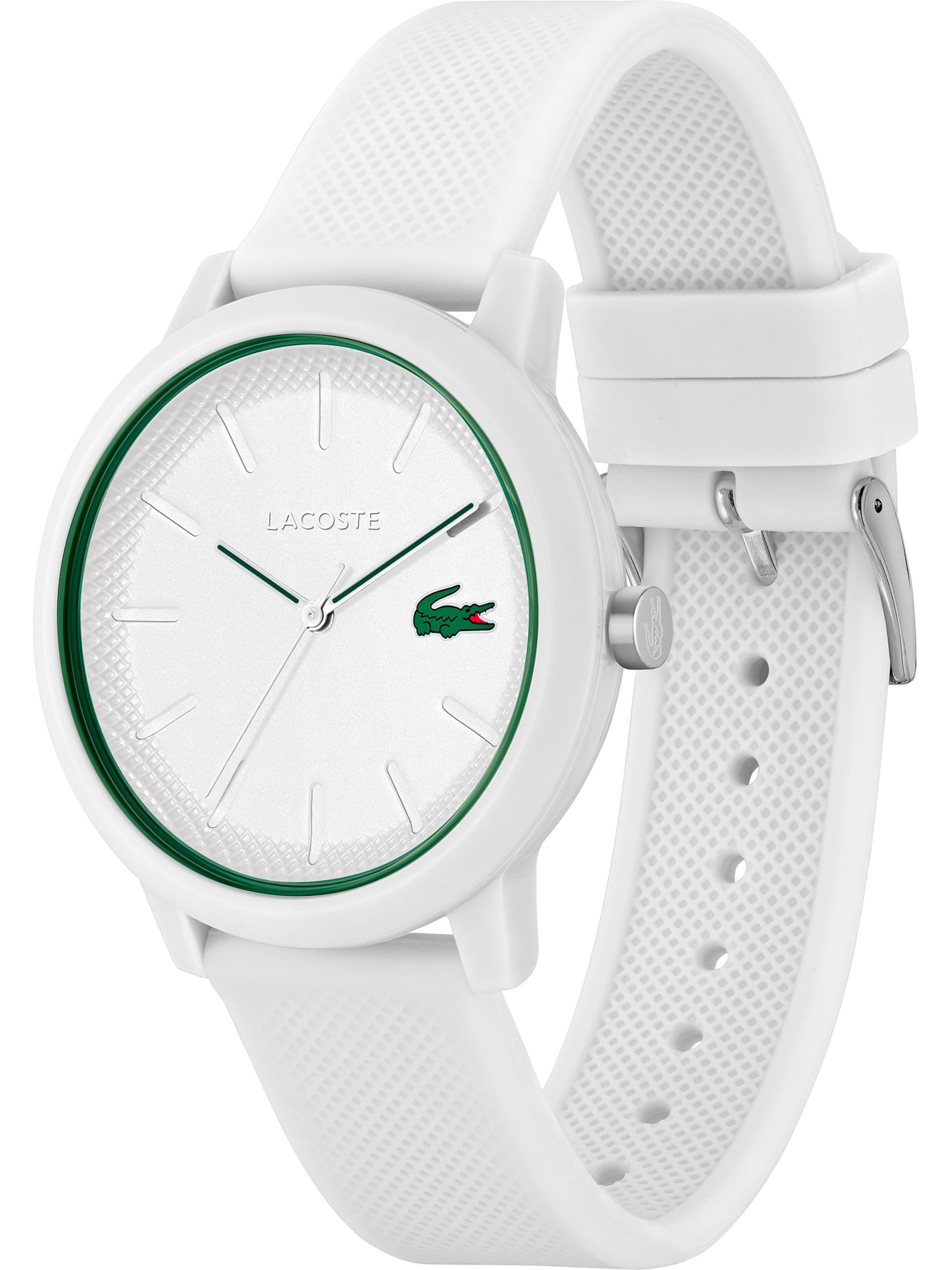LACOSTE Zegarek analogowy w kolorze biały