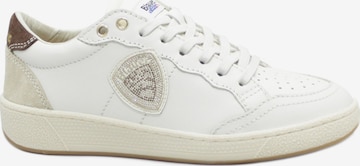 Baskets basses Blauer en blanc : devant