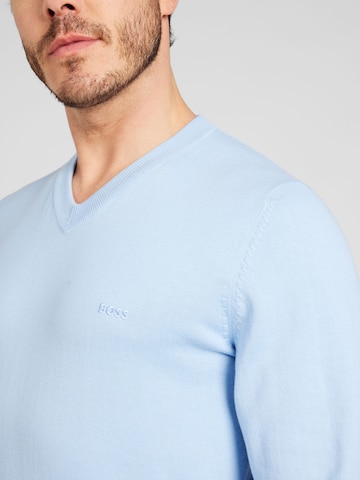 Pullover 'Pacello' di BOSS Black in blu