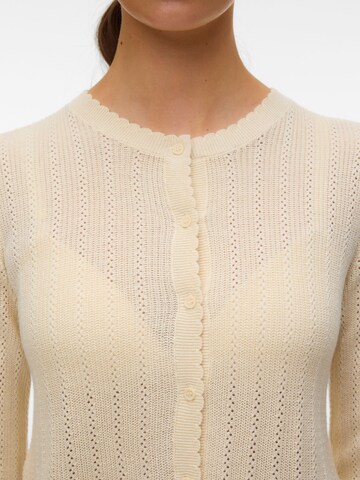 VERO MODA Gebreid vest '10340562' in Wit