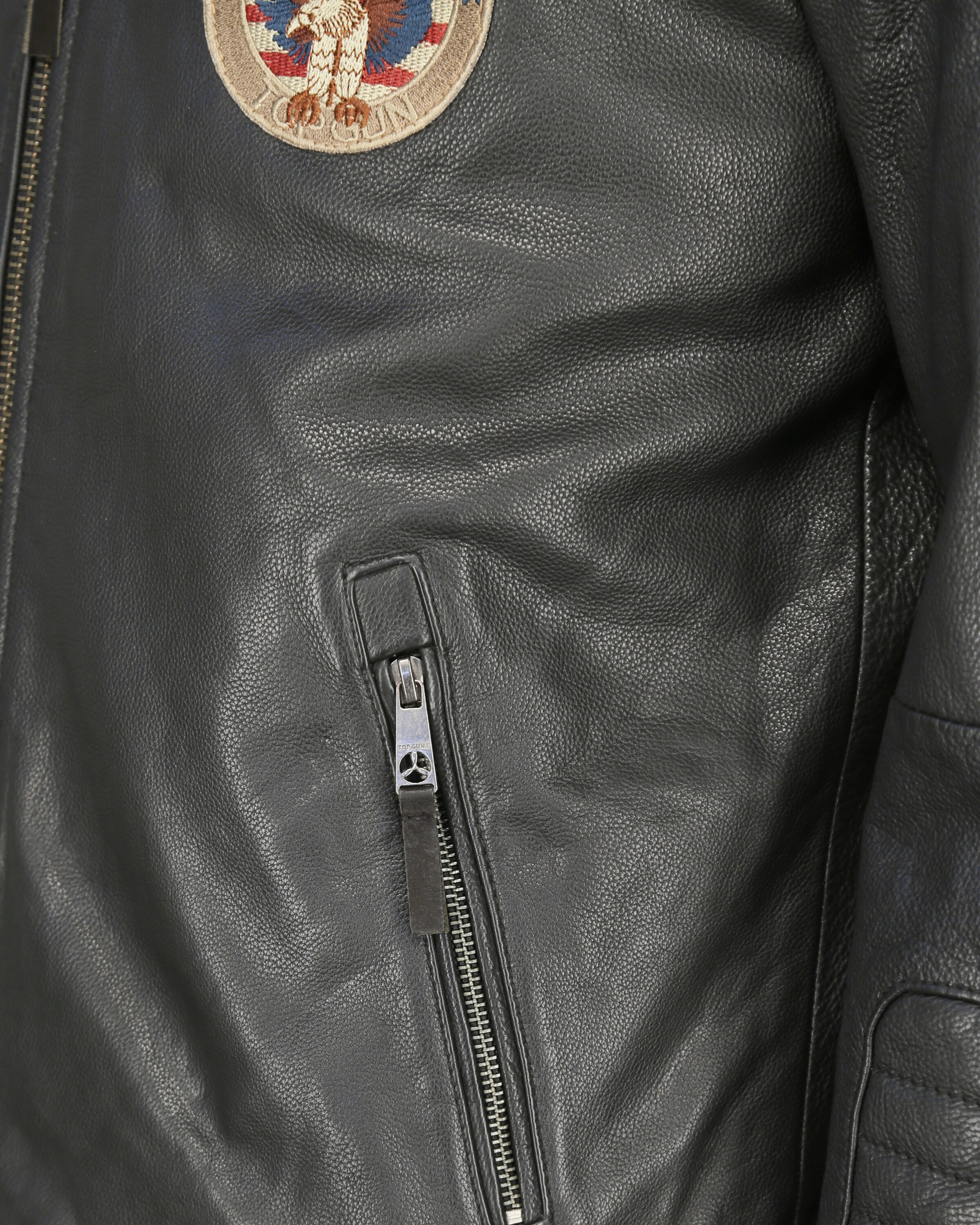 TOP GUN Tussenjas in Zwart