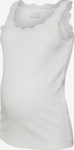 MAMALICIOUS - Top en blanco: frente