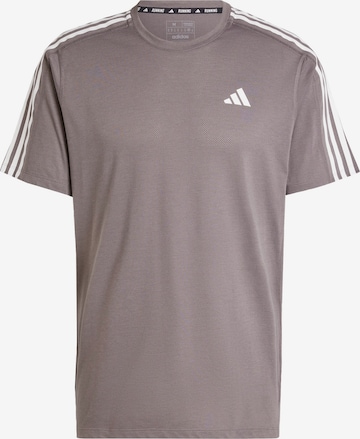 T-shirt fonctionnel 'Own the Run' ADIDAS PERFORMANCE en gris : devant