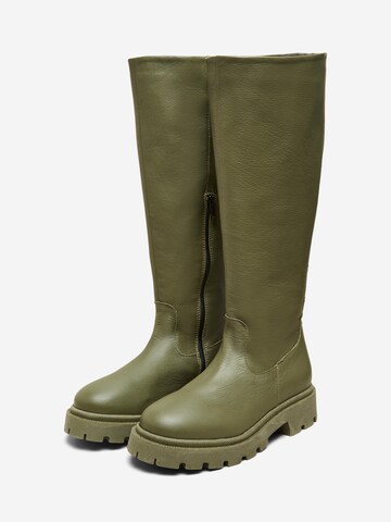 SELECTED FEMME Boots 'Emma' in Green