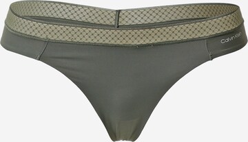 Calvin Klein Underwear String in Groen: voorkant