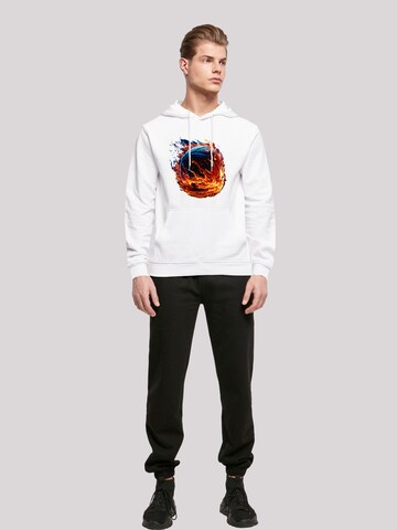 F4NT4STIC Sweatshirt 'Basketball' in Wit