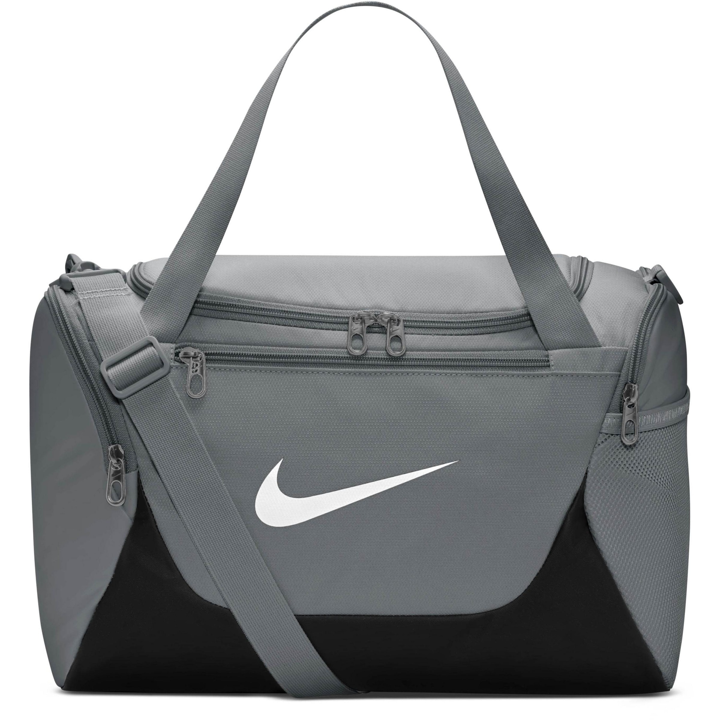 NIKE Sports Bag 'NK BRSLA XS DUFF - X' in Graphite / Black / White, Item view