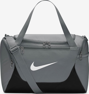 NIKE Sports Bag 'NK BRSLA XS DUFF - X' in Grey: front