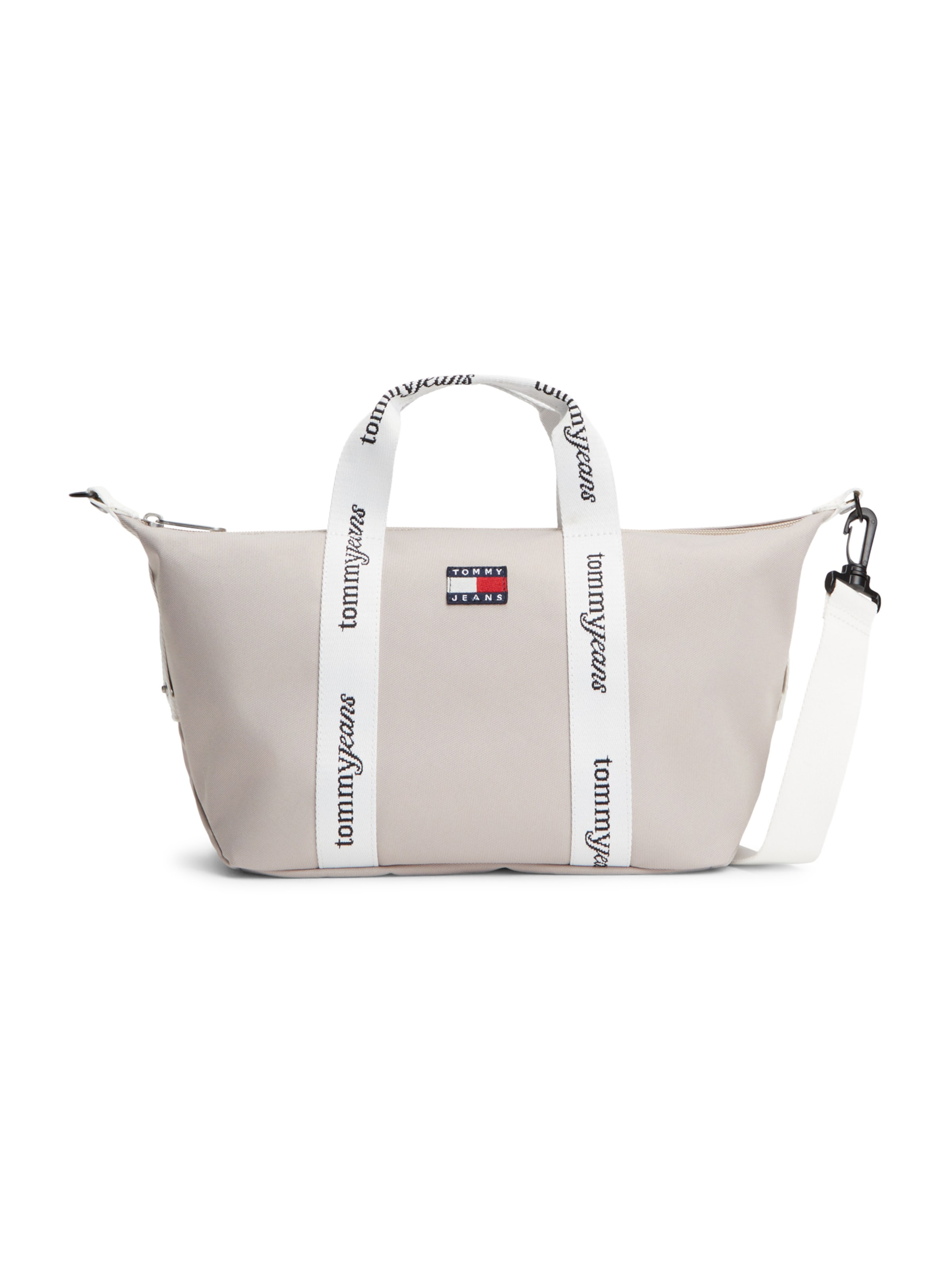 Tommy Jeans - Bolso de mano 'ESS' en beige: frente