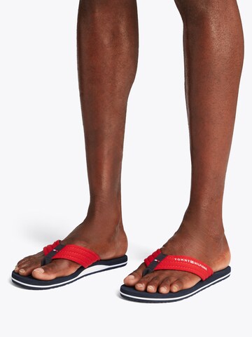 Flip-flops 'NYC' de la TOMMY HILFIGER pe roșu