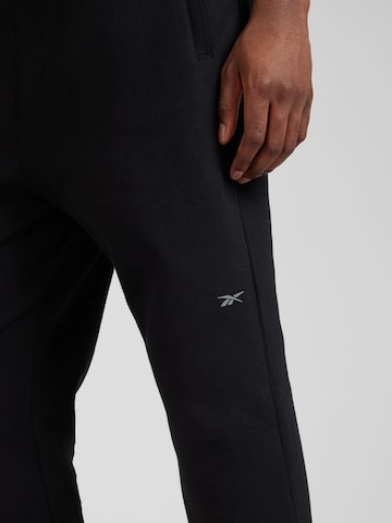 Reebok - regular Pantalón deportivo 'ACTIV COLL DREAMBLEND' en negro