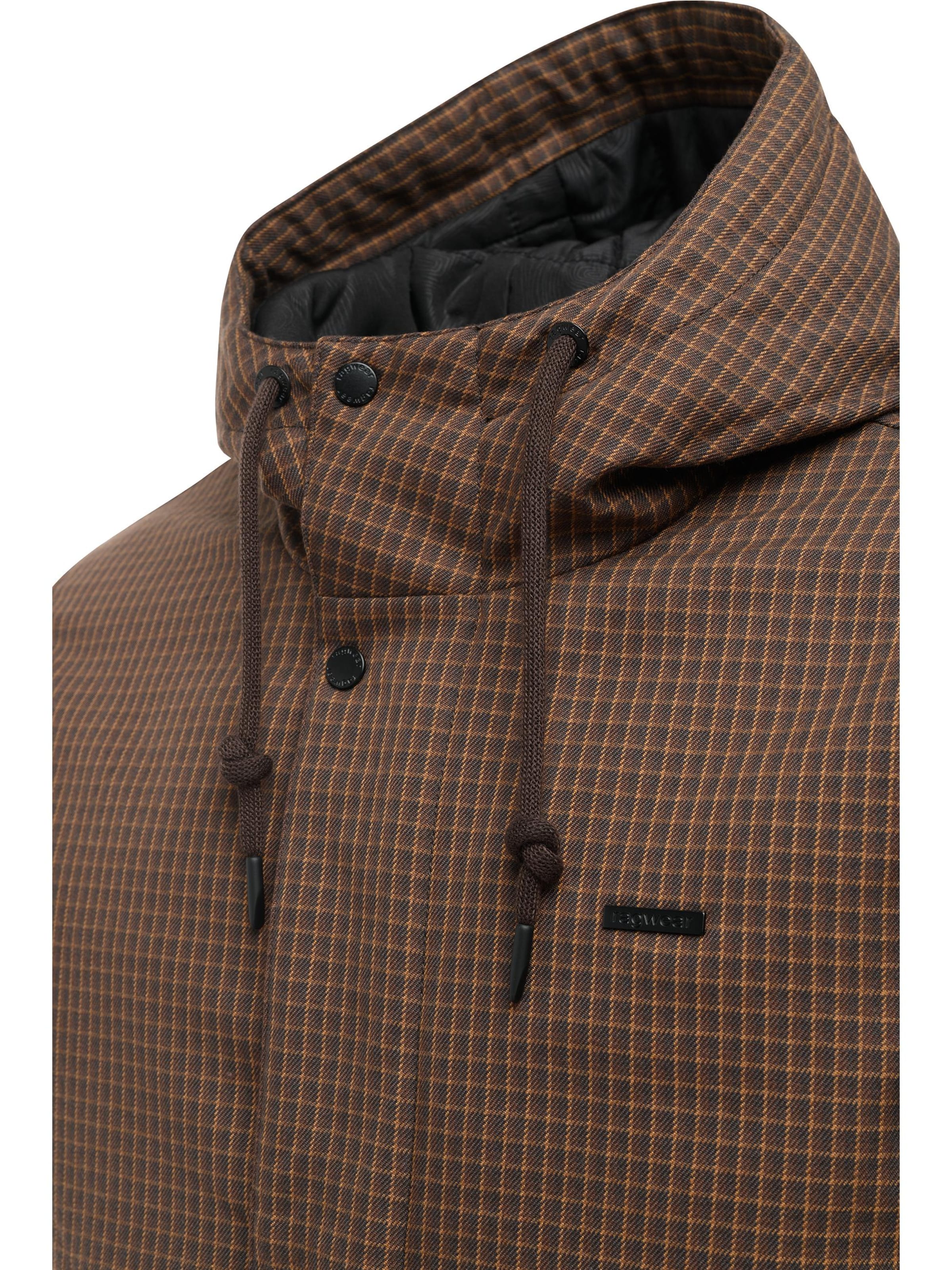 Ragwear Zimní bunda 'Docksid Y' – hnědá