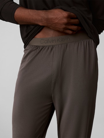 Calvin Klein Pyjamahose in Grau