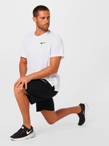 NIKE Performance Shirt 'Superset' in White