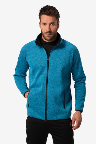 JAY-PI Fleece Jacket in Blue: front