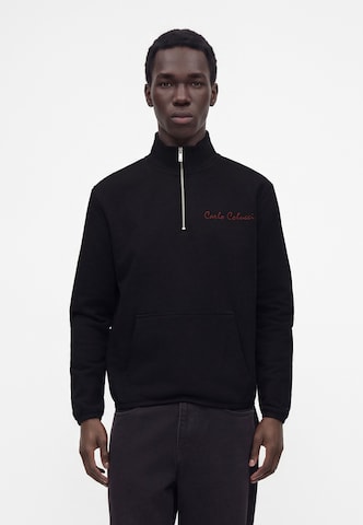 Carlo Colucci Sweatshirt i sort: forside