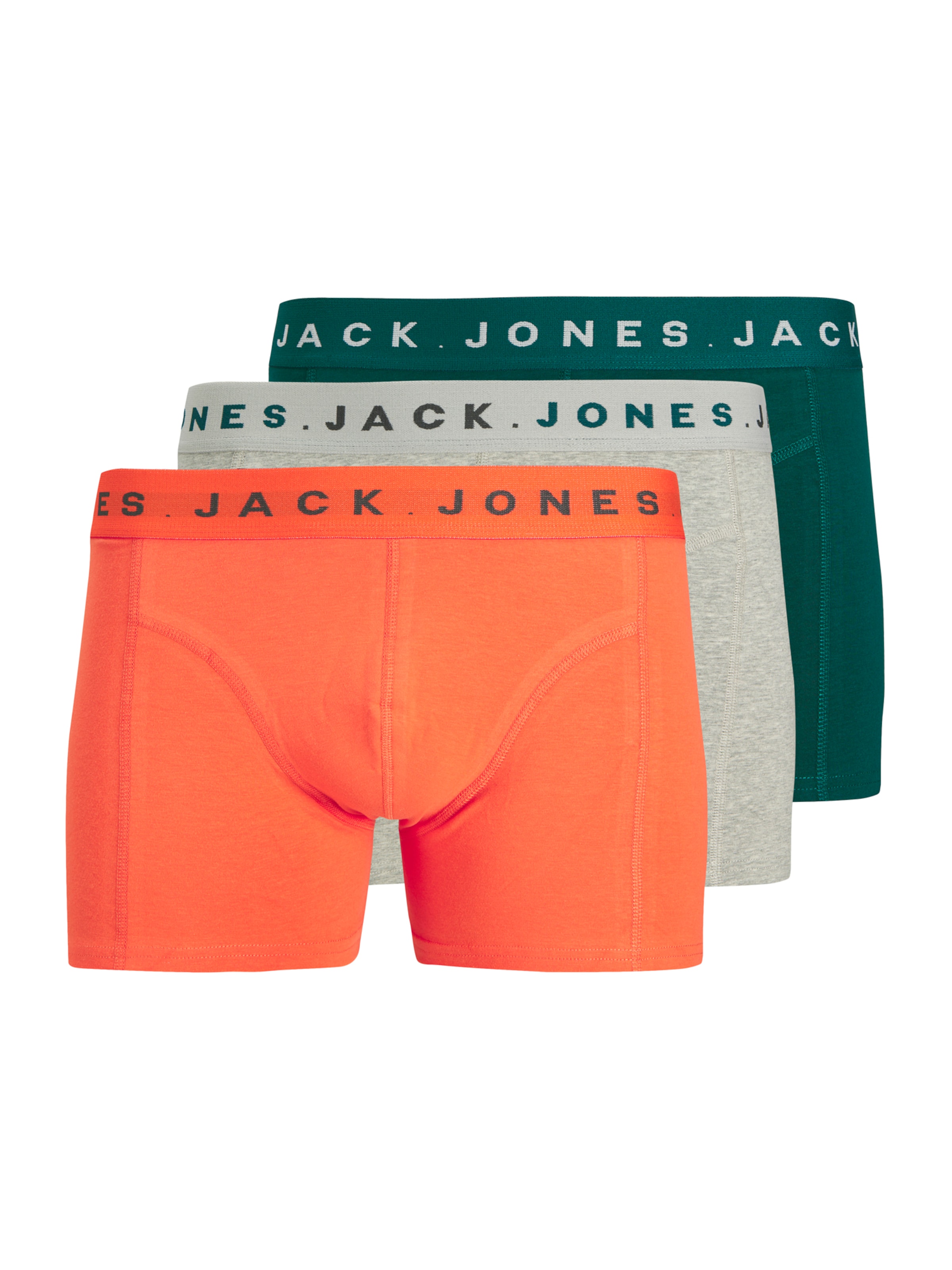 JACK & JONES Bokserki 'JACBENNETT' w kolorze szary: przód