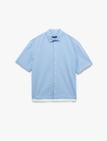 Koton Comfort fit Button Up Shirt in Blue