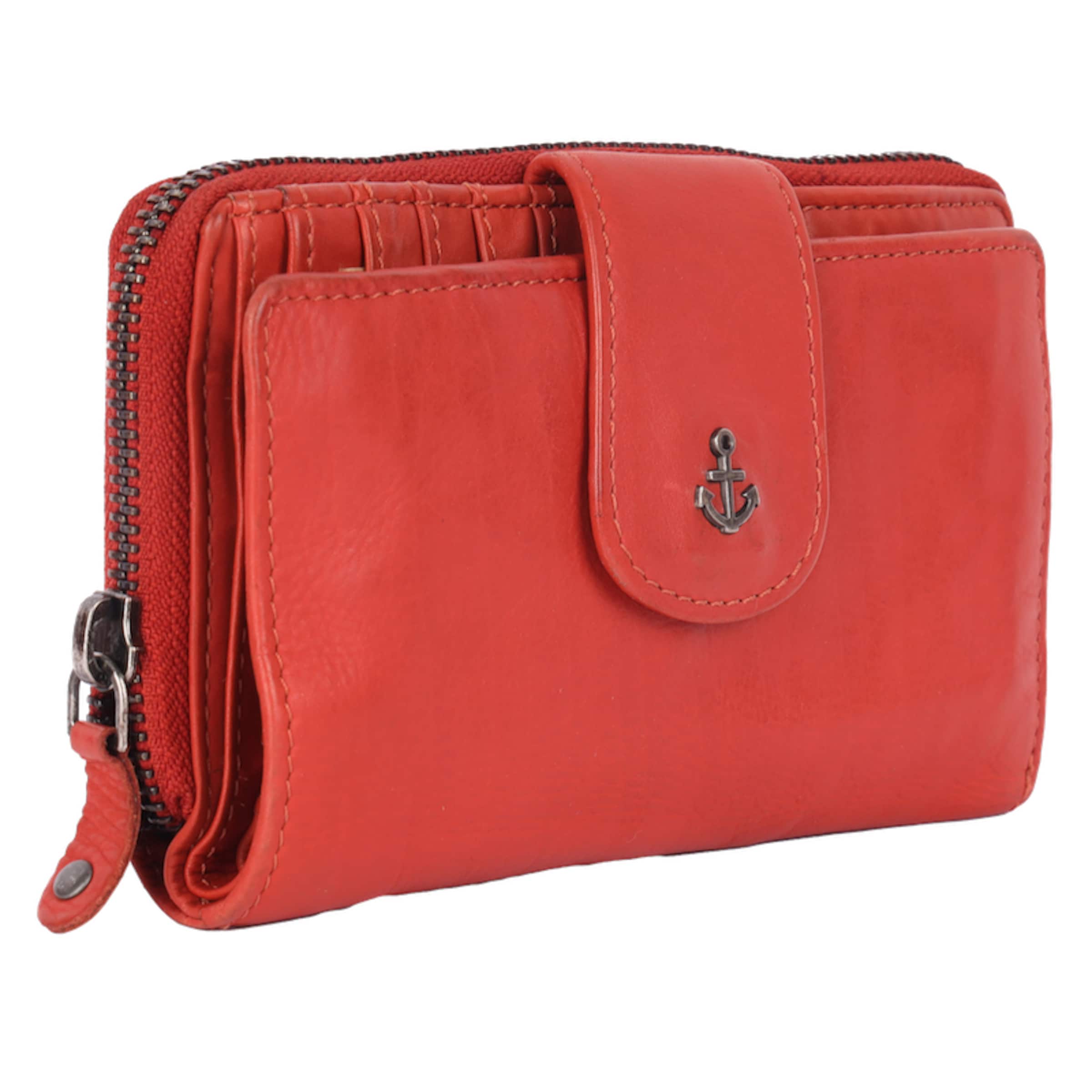 Harbour 2nd Wallet in Orange: front