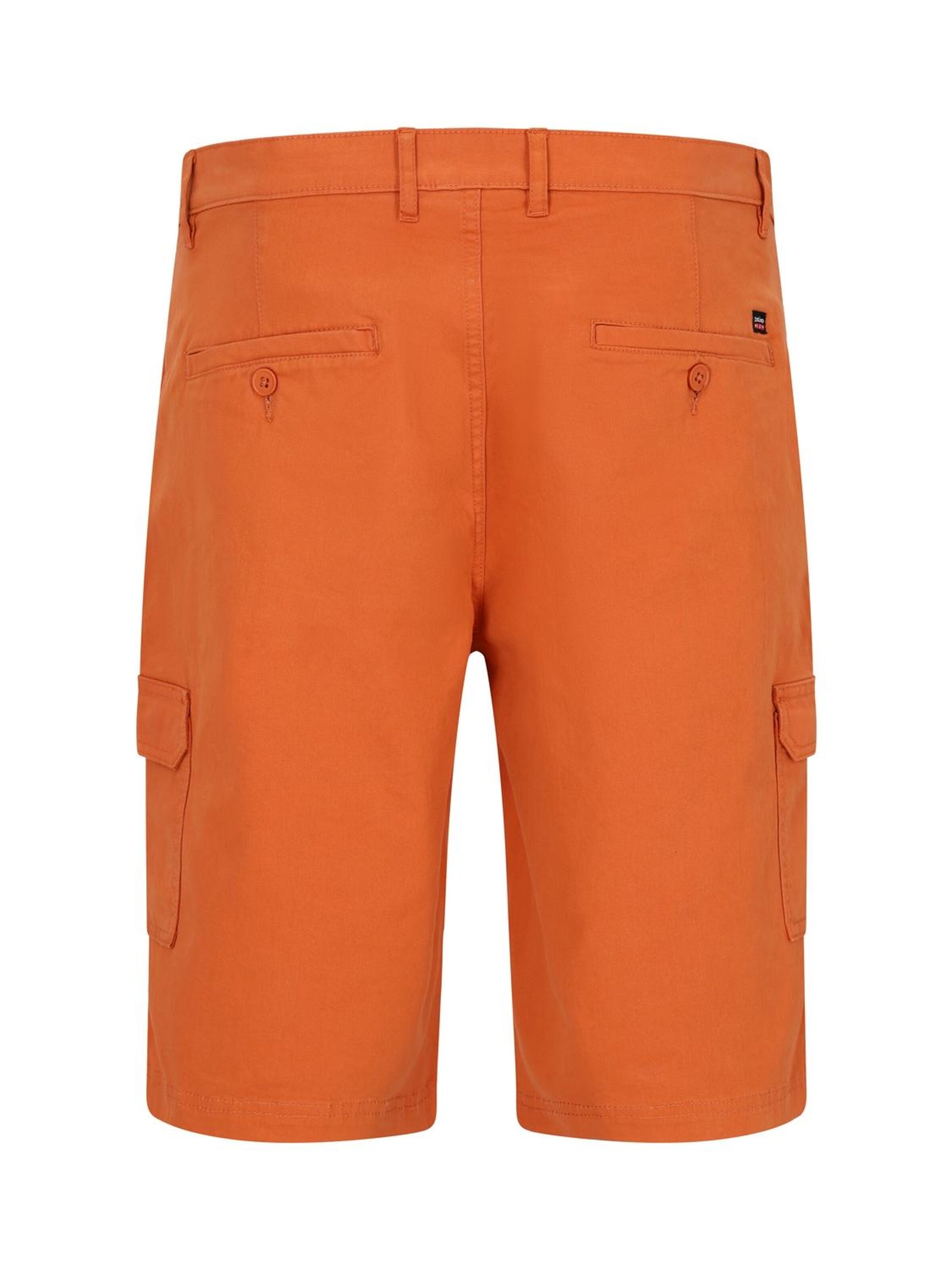 HAJO Regular Hose 'elastische Bermudashort mit Cargotaschen'‌‌‌‌‌‌‌‌ in Orange