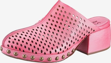 A.S.98 Clogs in Pink: predná strana